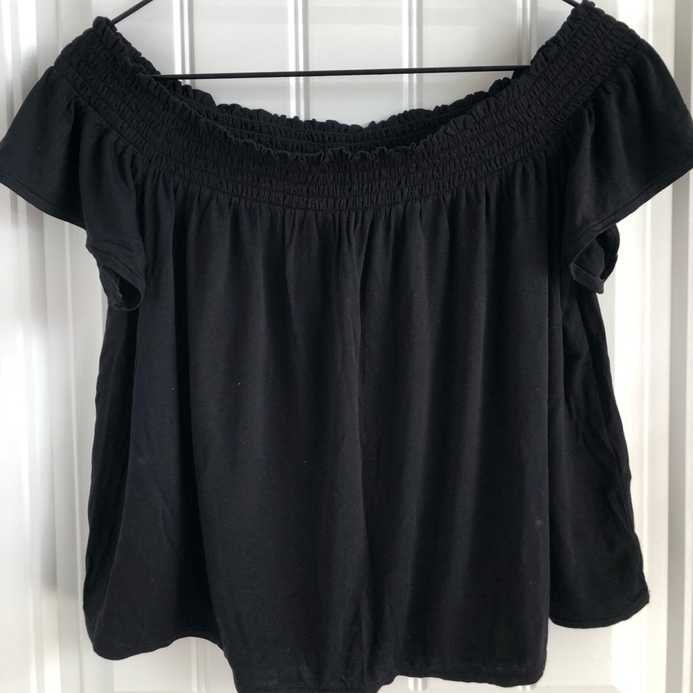 NWT - H&M Divided Off-The-Shoulder Top - Black
